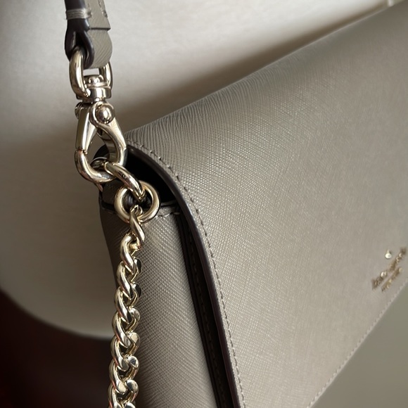 Kate Spade Bag Laurel Way Greer Crossbody grey medium size - Picture 8 of 13